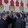 Tomar 2011 Festa dos Tabuleiros Prime Minister of Portugal
