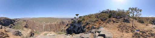 Wadi Daerhu from on high, Socotra, Yemen