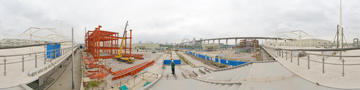 Swedish Pavilion construction - September 15 2009