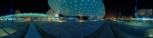 Climate House Bremerhaven At Night