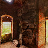Grotte im Park von Schloss Wolkenburg/ Sachsen