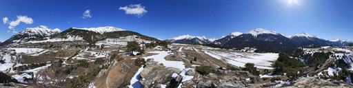 Aussois vue du Rocher du Croet 2