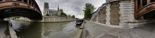 Paris - Notre Dame, view from the left bank