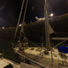 Panama Canal Transit (night) - Gatun Locks