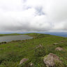 El Junco crater lake on San Cristobal in the Galapagos