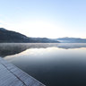 Lake of Caldonazzo - winter dawn - San Cristoforo