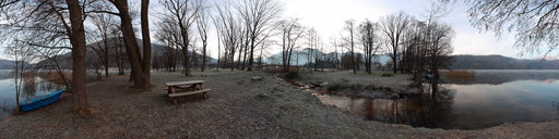 Winter dawn - Lake of Levico