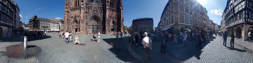 place de la cathédrale de Strasbourg