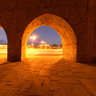 Neoria Fortification Walls in the port of Herkleion (Inside)