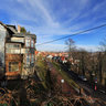 Scenic view to Ilmenau from an outpost of the University at Unterer Berggraben above the city