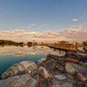 Lagoon sunset in Taba Heights, Egypt