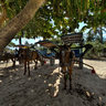 Taxi Stand on Gili Air, Indonesia