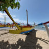Traditional fishing boats in Sanur, Bali