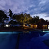 Oceans 5 Pool at night, Gili Air