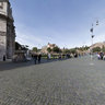 Colosseum court with arch of Constantine