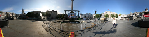 Olympics Coverage in Trafalgar Square