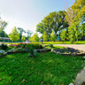 The village of Severskaya. Central Park from Trang