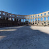 In the center of the Arena