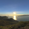 Sunrise over Golden Gate Bridge
