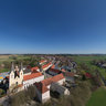Aerial view across Markt Indersdorf