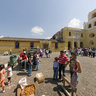 Holy Week in Antigua, Guatemala: Admiring a Sawdust Carpet at La Merced
