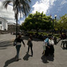 Plaza Grande and Cathedral in Quito, Ecuador