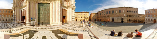 Entrance of the Siena Cathedral