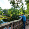 Schloß Wolfsgarten, Langen - Brücke über den Teich
