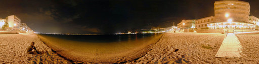 Loutraki Beach Night
