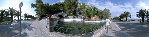 Loutraki Waterfall Down
