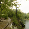 Koupa Lake on the waterfall