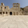 Outside the Irodio theatre Athens Greece