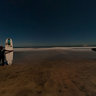 Famara Night Surfing With Full Moon Lanzarote Canary Islands