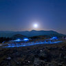 Mount Dirfys Moonrise Evia Greece