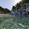 Petromelisso Beach In The Sea Pylio Greece
