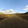 Timanfaya Park Road On Lava Lanzarote Canary Islands