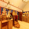 Church interior in Koutsoulopeteres (Crete, Greece)