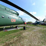 Soviet heavy transport helicopter Mi-6 at the Riga Aviation Museum, Latvia