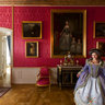 Reconstruction of the 18th century Duchess' dress at Rundale Palace, Latvia