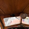 Inside the cabin of the fire engine 