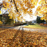 Autumn in Kronvalda Park, Riga, Latvia