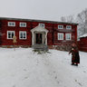 Wintertime at the Delsbo Farmstead. Skansen Museum, Stockholm