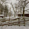 On the way to the Oktorp farmstead at Skansen open-air museum, Stockholm