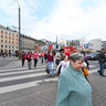 Accordion player near the Central Station in Riga