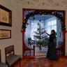 Christmas time at the Art Nouveau Museum in Riga, Latvia