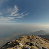 Solar beacon at the top of Mt Pizzocolo, Lago di Garda, Italy