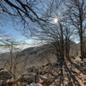 On the way to the Pizzocolo mountain, Lago di Garda, Italy