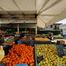 Traveling market at Toscolano-Maderno, Lombardia, Italy