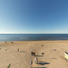 View over the Lielupe beach, Jurmala, Latvia