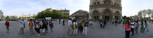 “Zero kilometre” on the parvis of Notre Dame